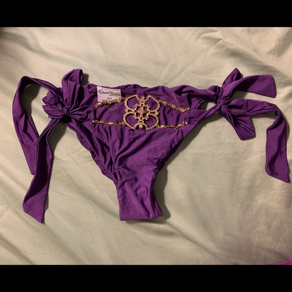 Beach Bunny, Take Me Away purple bikini bottom